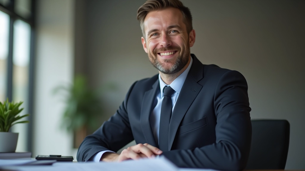 Pojišťovací agent v kanceláři vysvětluje klientovi pojistné podmínky